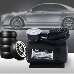 Portable Mini 12V DC Electric Air Compressor – Car Tire Inflator Pump